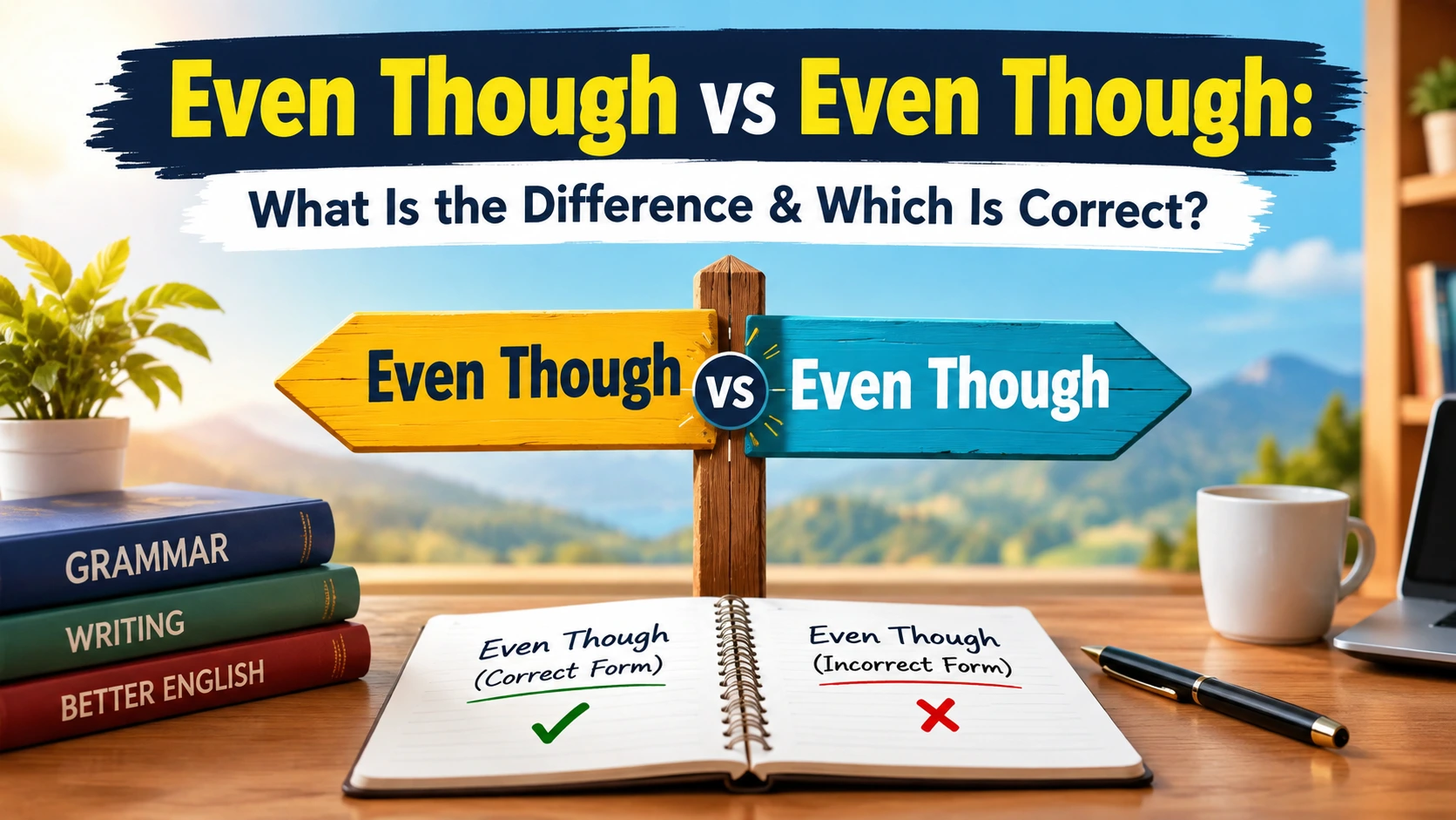 Even Though vs Even Though: What Is the Difference & Which Is Correct?