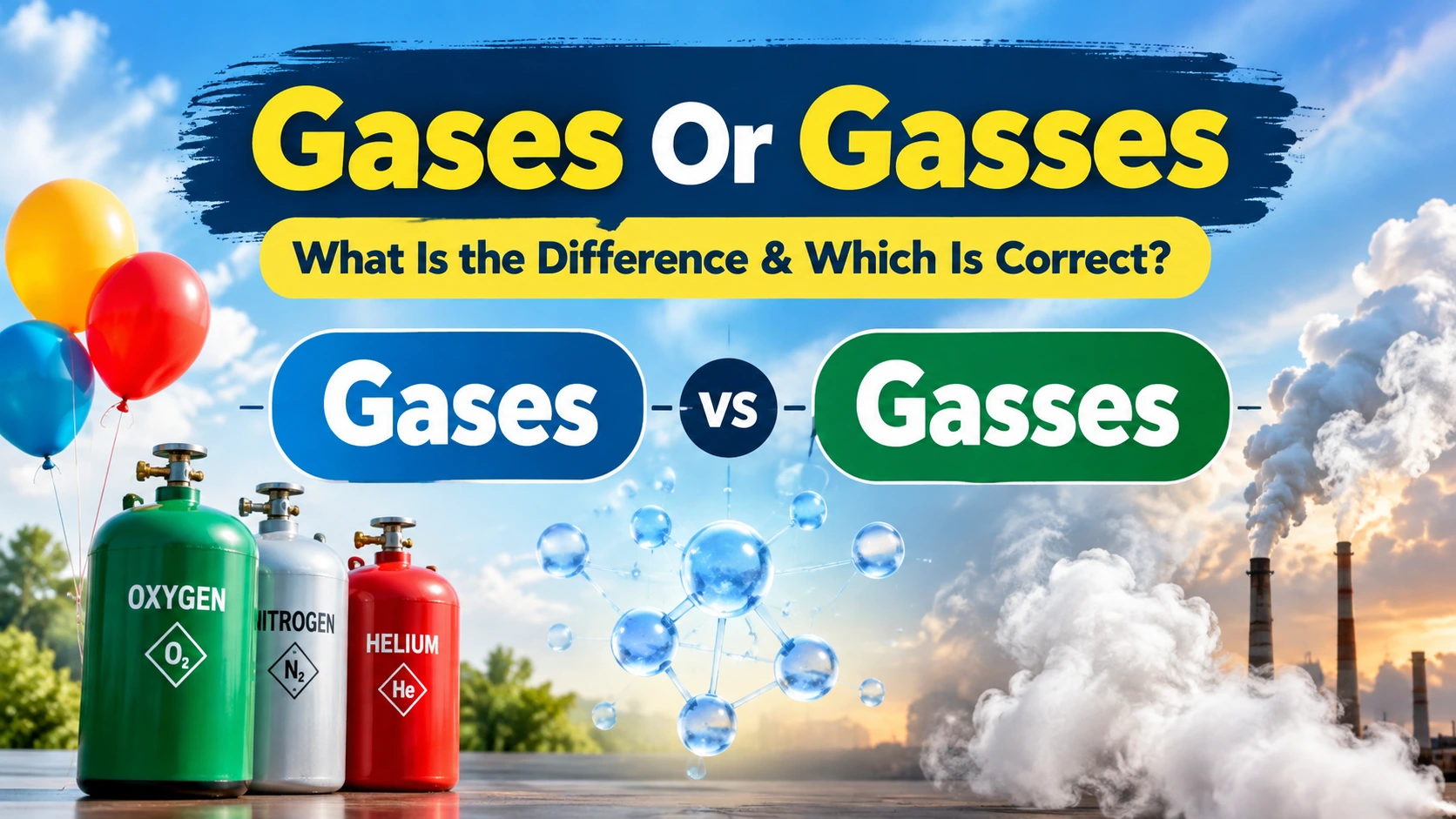Gases Or Gasses: What Is the Difference & Which Is Correct?