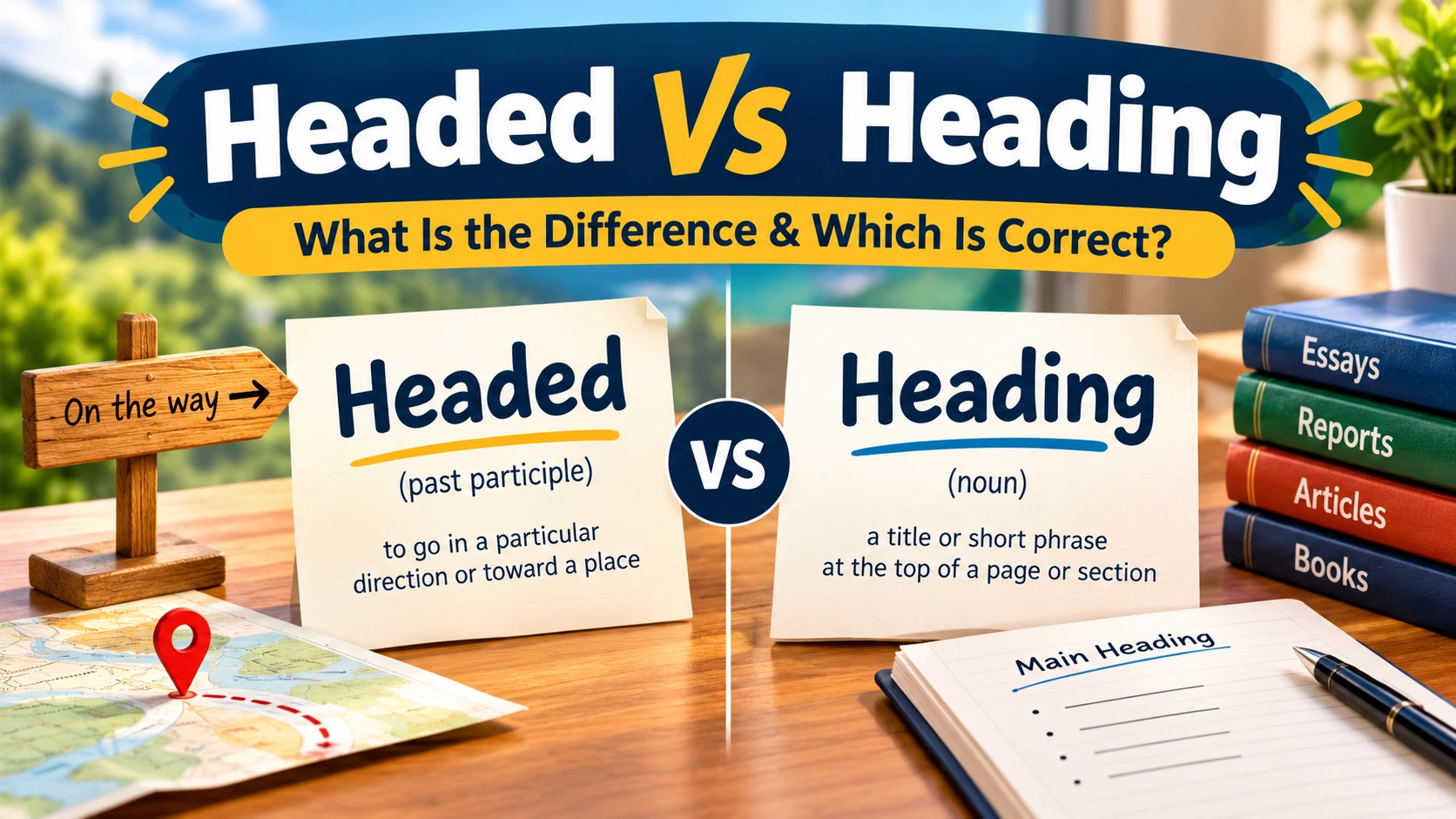 Headed Vs Heading: What Is the Difference & Which Is Correct?