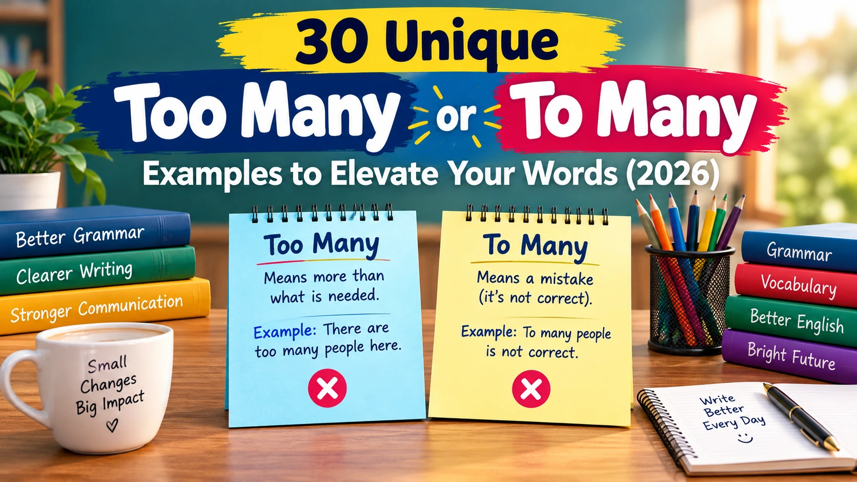 Unique Too Many or To Many Examples to Elevate Your Words