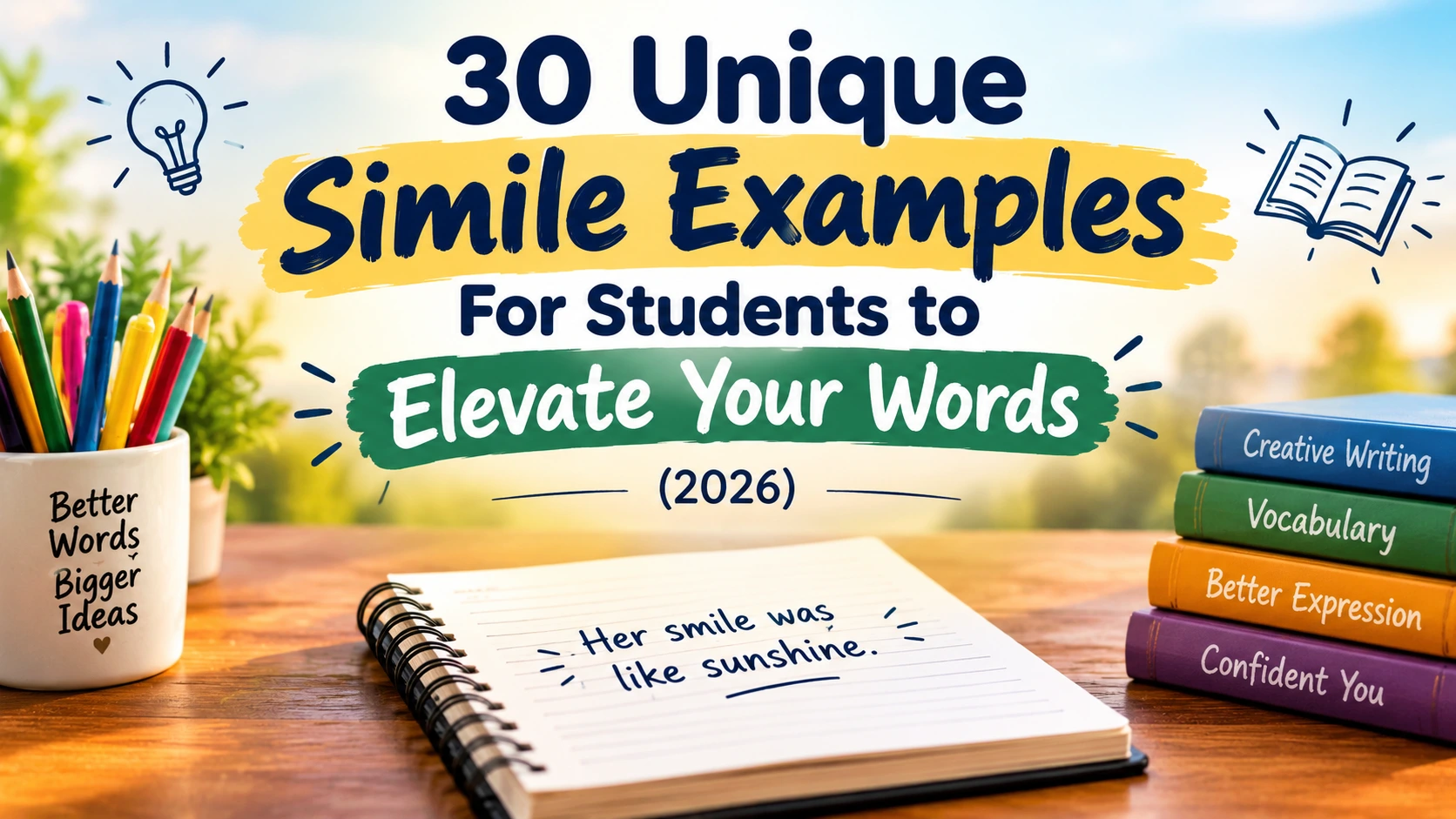 Unique Simile Examples For Students to Elevate Your Words