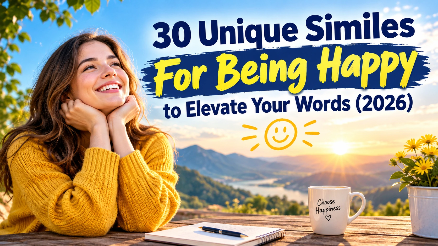 Unique Similes For Being Happy to Elevate Your Words