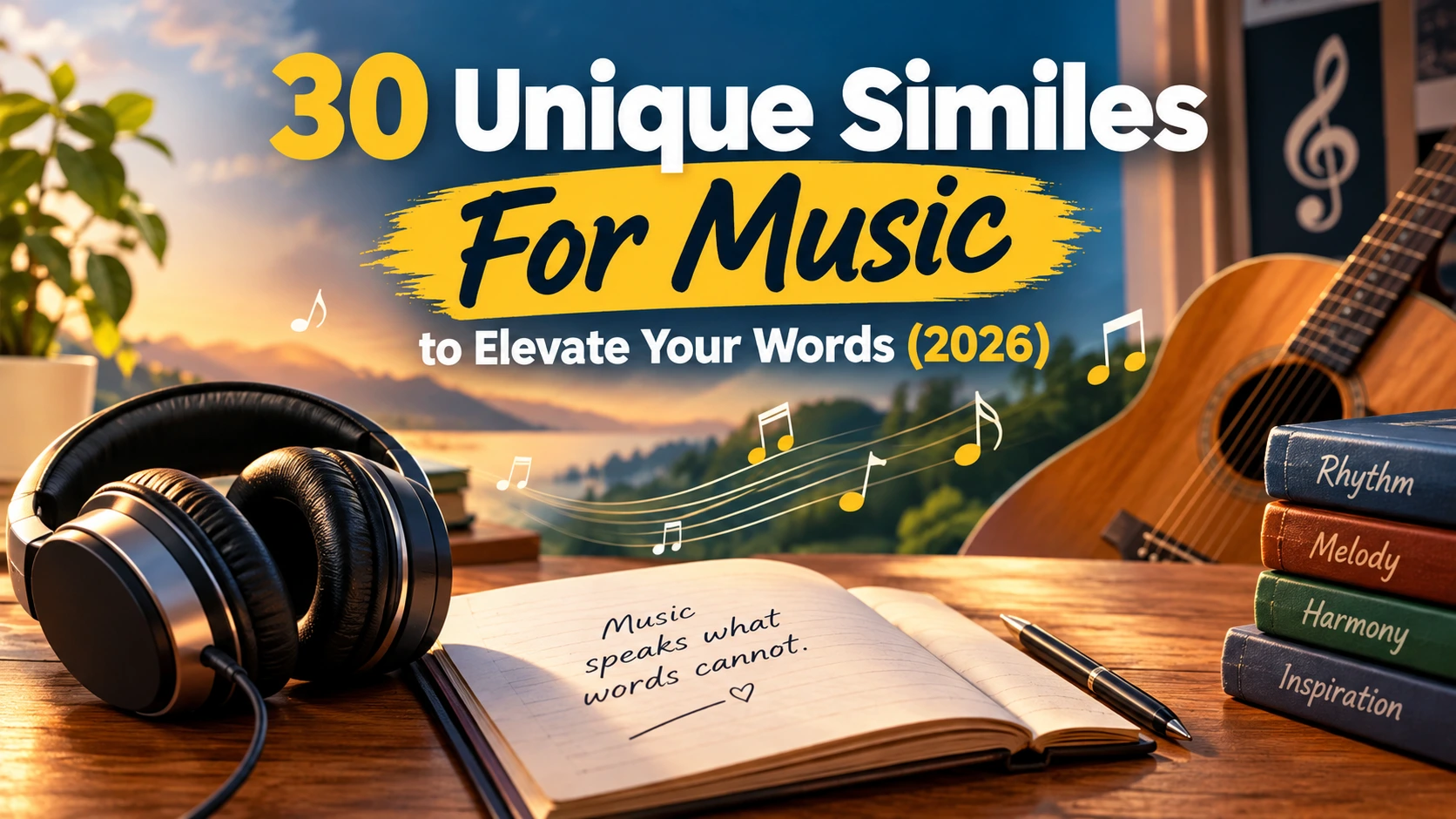 Unique Similes For Music to Elevate Your Words