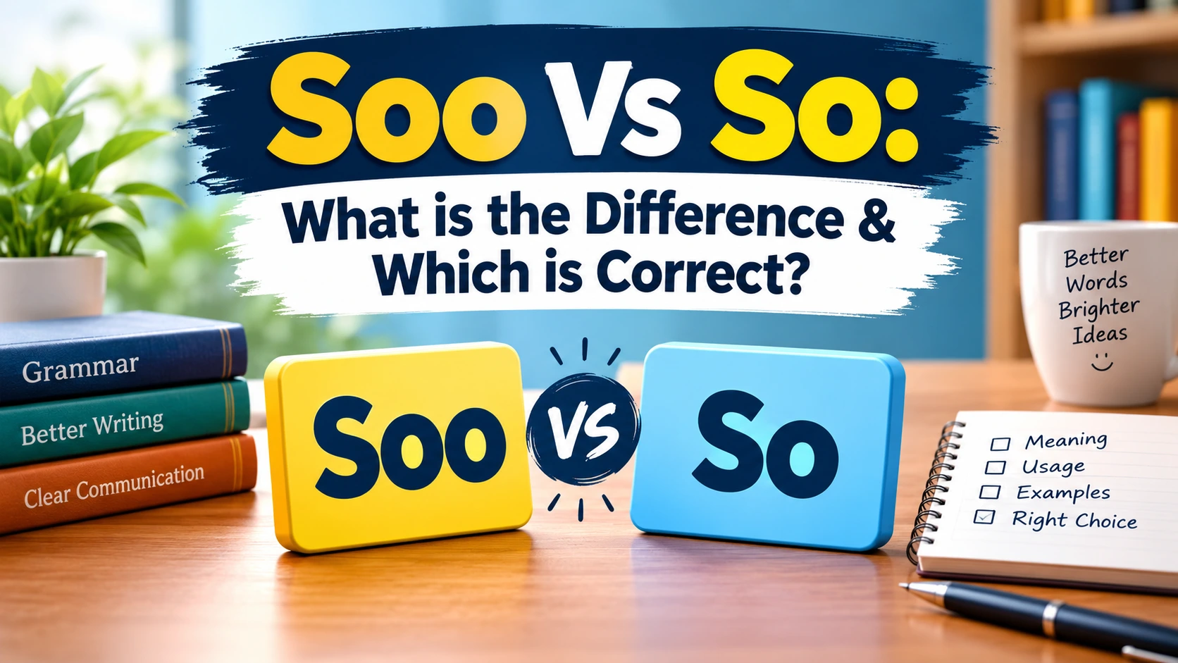 Soo Vs So: What is the Difference & Which is Correct?