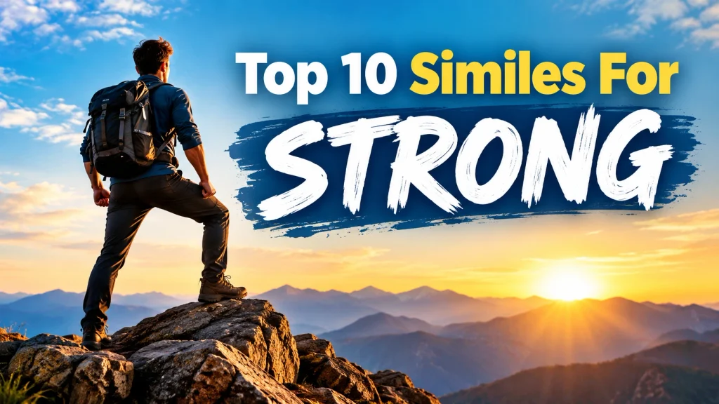 Top 10 Similes For Strong