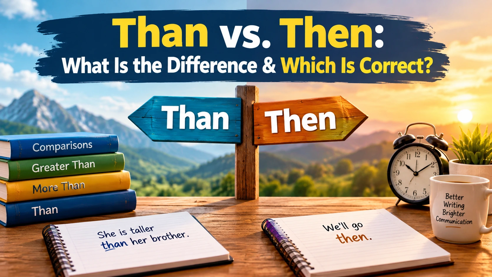 Than vs. Then: What Is the Difference & Which Is Correct?