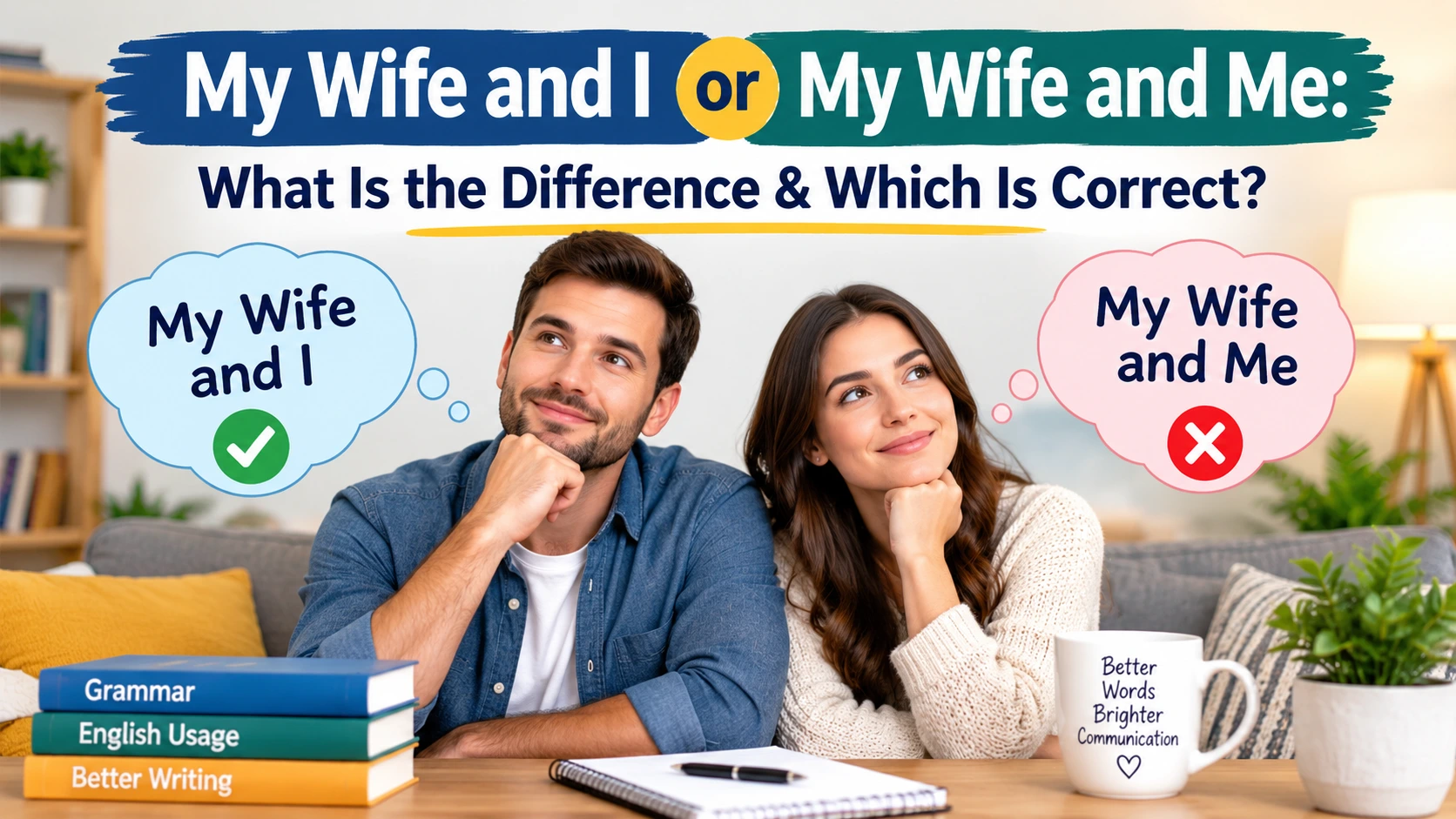 My Wife and I or My Wife and Me: What Is the Difference & Which Is Correct?